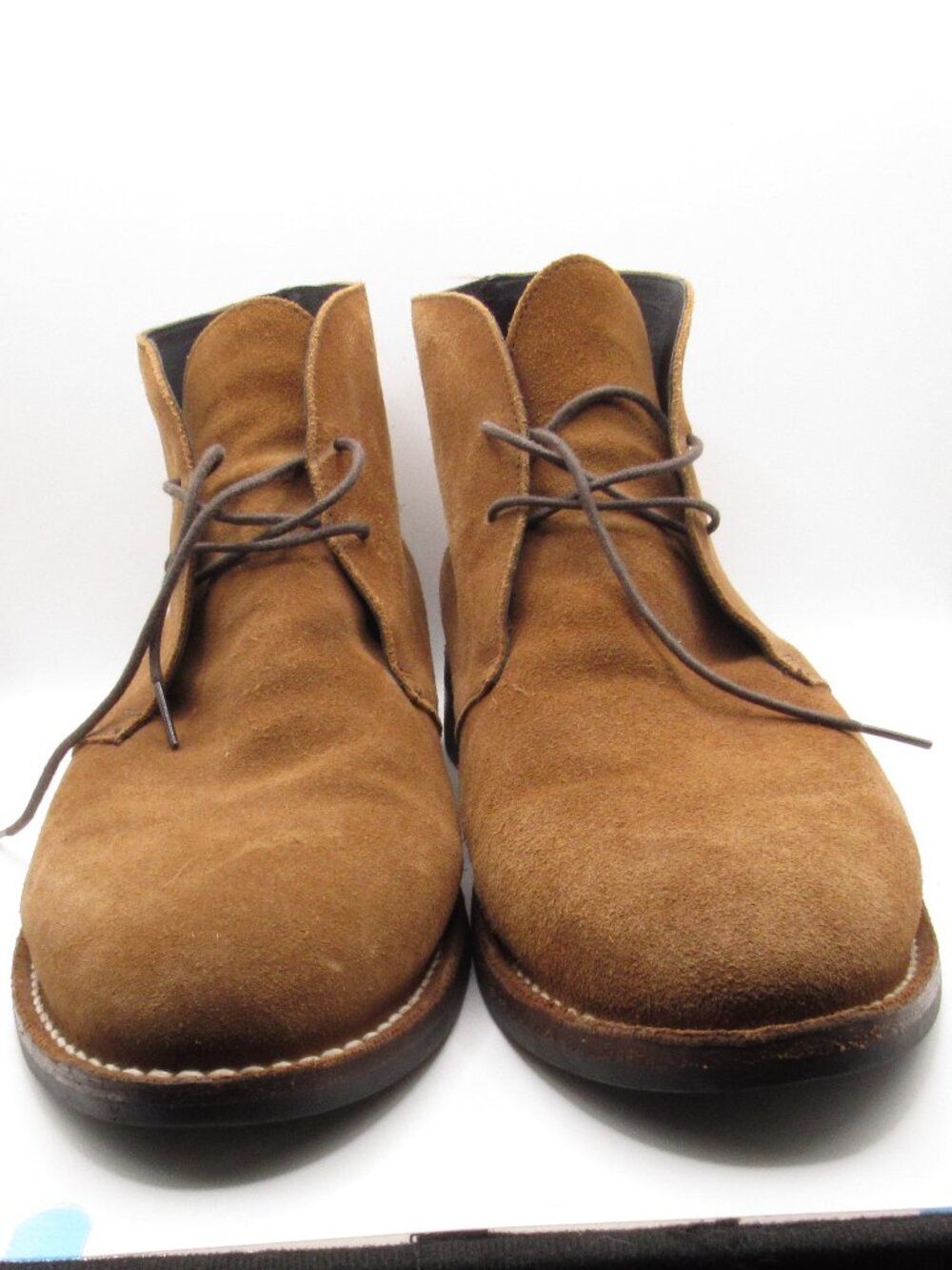 Thursday Tan Suede Everyday Chukkas Ankle Boots Size 14 Good Condition - Picture 2 of 12